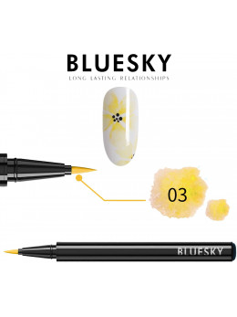 Акварельна ручка для манікюра Bluesky 03 Жовтий