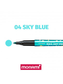 Ручка для дизайну нігтів Monami 04 Sky Blue