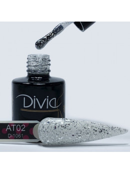 Divia - Топ "Art" без липкого шару Di1061 [AT02 - Silver Potal] (8 мл