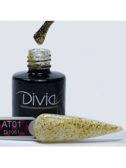 Divia - Топ "Art" без липкого шару Di1061 [AT01 - Gold Potal] (8 мл)