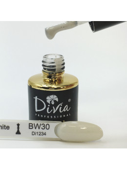  Гель-лак Divia Black & White №BW030