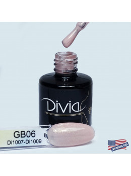 Divia - База камуфлююча "Gummy Base" Di1007 [GB07 - Natural Shimmer Pink] (8 мл)