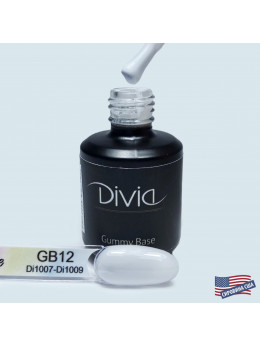 Divia - База камуфлююча "Gummy Base" Di1008 [GB12 - Milky White] (15 мл)