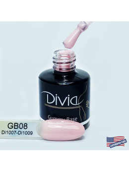 Divia - База камуфлююча "Gummy Base" Di1007 [GB08 - Shimmer Peachpuff] (8 мл)