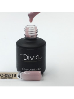  Divia fiber overlay gel (FO-08/18 - Barely There), 8 мл