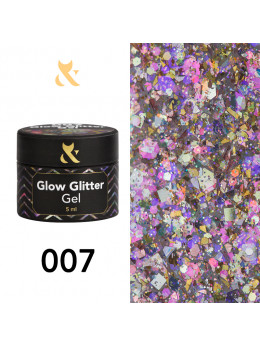 F.O.X Glow Glitter Gel 007