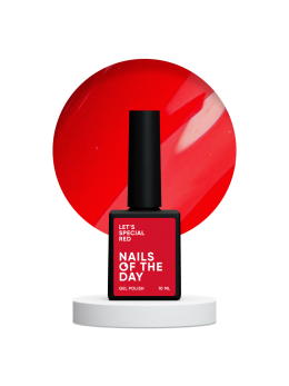 Гель-лак NailsOfTheDay Let's special red,10 мл  