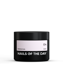 NailsOfTheDay Premium gel 04 — будівельний гель (світло-рожевий френч), 30 мл