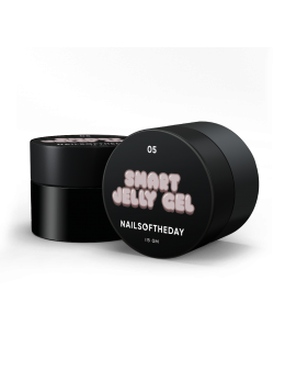NailsOfTheDay Smart Jelly gel 05 — світло–коричневий будівельний гель желе для нігтів, 15 гм