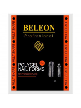 Beleon - Пластикові верхні форми для нарощування нігтів [03 - Multishape] (120 шт/уп)
