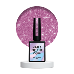 NAILSOFTHENIGHT Aperol gel polish — рожевий світловідбиваючий гель–лак для нігтів,10 мл