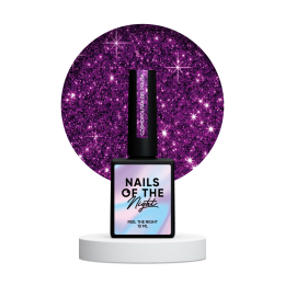 NAILSOFTHENIGHT Cosmopolitan gel polish — темно–рожевий світловідбиваючий гель–лак для нігтів,10 мл