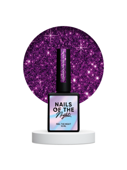 NAILSOFTHENIGHT Cosmopolitan gel polish — темно–рожевий світловідбиваючий гель–лак для нігтів,10 мл