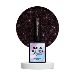 NAILSOFTHENIGHT Grenadine gel polish — бордовий світловідбиваючий гель–лак для нігтів, 10 мл