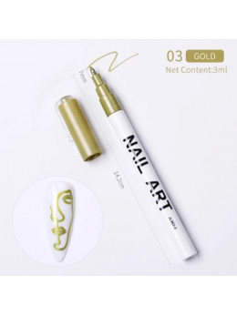 Ручка для  дизайну нігтів Born Pretty 03 Gold