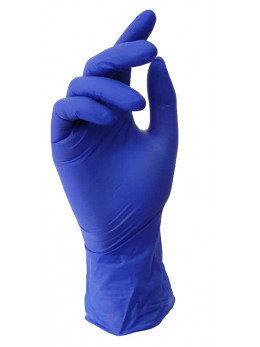Рукавички нітрилові Ceros Fingers розмір XS  100 шт Блакитні