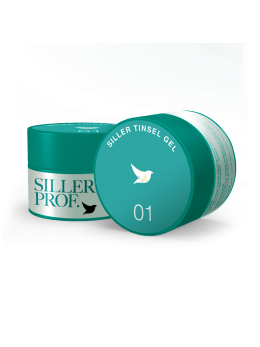 Гель для нігтів Siller Tinsel Gel №01, 15 мл