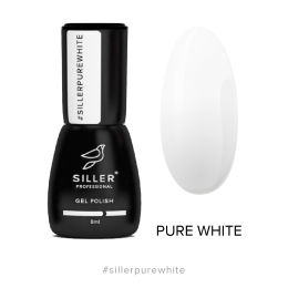 Гель-лак Siller Pure White, 8мл