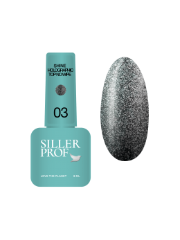 Топ із глянцевим ефектом Shine Holografic Top No Wipe №3, 8мл