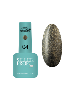 Топ із глянцевим ефектом Shine Holografic Top No Wipe №4, 8мл