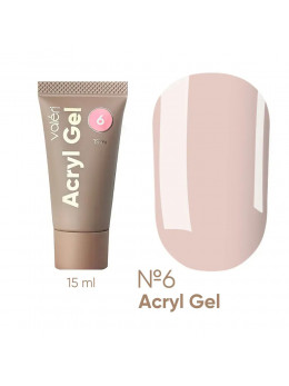 VALERI Acryl Gel №6,(бежевий),15 мл