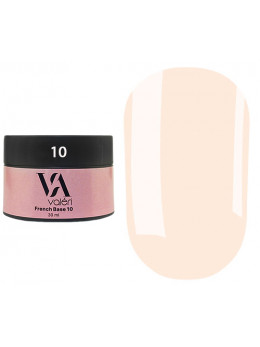 French Base Valeri № 10,(ніжно-рожевий, емаль),30 ml