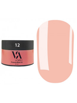 French Base Valeri № 12,(рожевий, емаль),30 ml