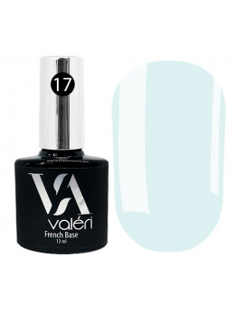 French Base Valeri № 17,(сіро-блакитний, емаль),12 ml
