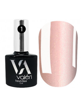 French Base Valeri № 01,(світло-рожевий з золотистим мікроблиском),12 ml
