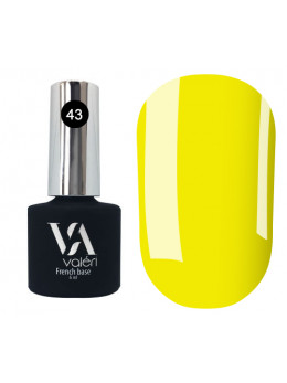 Neon Base Valeri № 43,(яскраво-жовтий, неон),6 ml