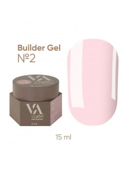 Гель для нарощування Valeri Builder Gel  №2, 15 мл