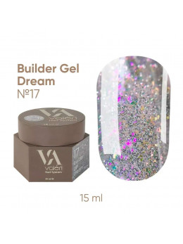 Гель для нарощення нігтів Valeri Dream Builder Gel, 017, 15 мл