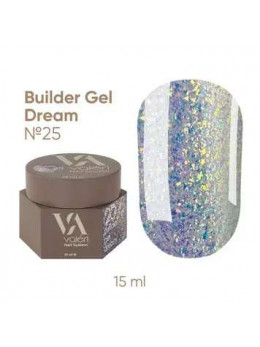 Гель для нарощення нігтів Valeri Dream Builder Gel, 025, 15 мл