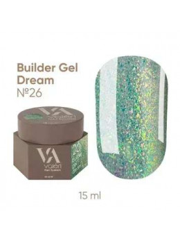 Гель для нарощення нігтів Valeri Dream Builder Gel, 026, 15 мл